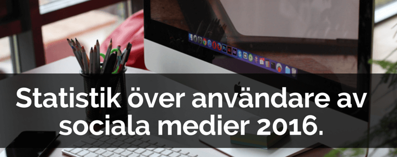 Statistik över användare av sociala medier